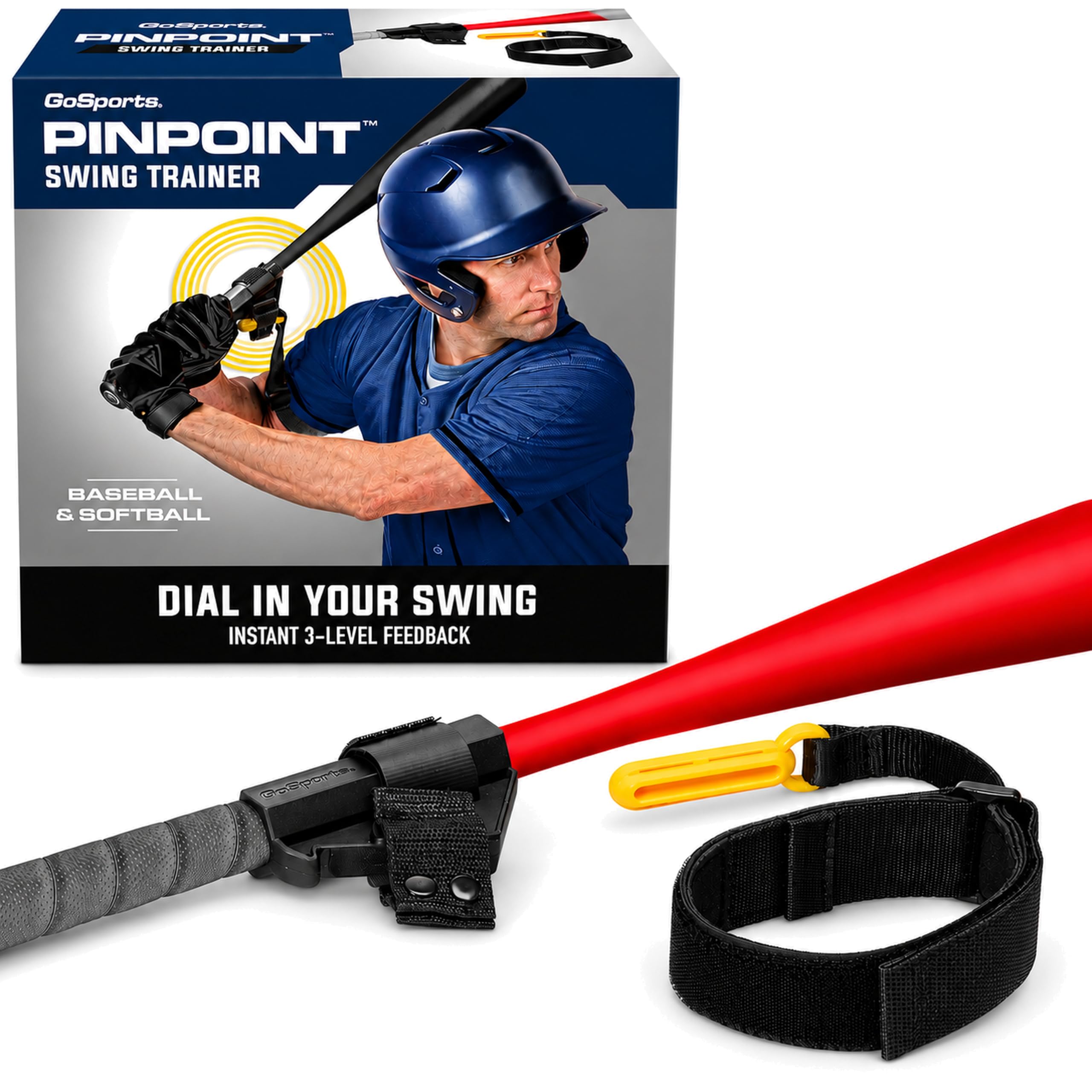 Amazon.com: GoSports Pinpoint Baseball & Softball Swing Trainer